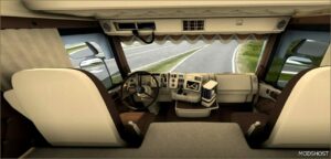 ETS2 RJL Mod: 4Series Cream&Brown Interior 1.53 (Featured)