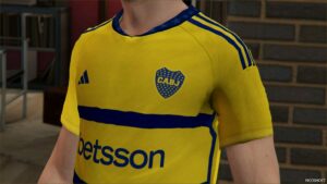 GTA 5 Player Mod: Boca Juniors 23/24 (Image #3)