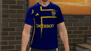 GTA 5 Player Mod: Boca Juniors 23/24 (Image #4)