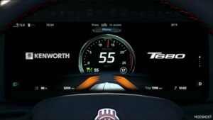 ATS Kenworth Interior Mod: T680 Next GEN Improved Dashboard (Image #2)