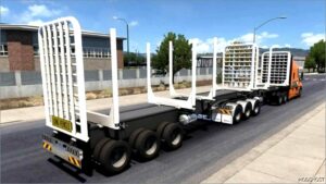 ATS Standalone Mod: CJD LOG Trailer V1.4 (Featured)