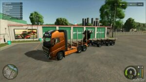 FS25 Volvo Truck Mod: FH16 Holz (Featured)