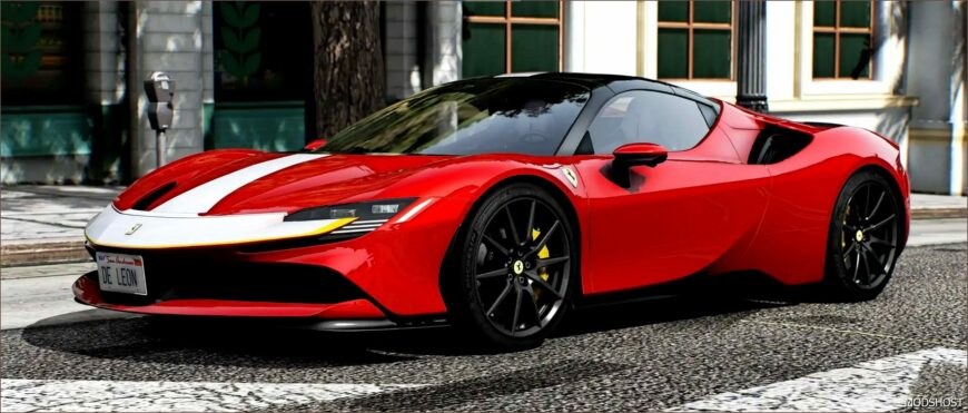 GTA 5 Ferrari Vehicle Mod: SF90 Spider Assetto Fiorano 2022 (Featured)