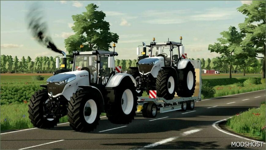 FS25 Fendt Tractor Mod: Vario 1000 Snow White (Featured)