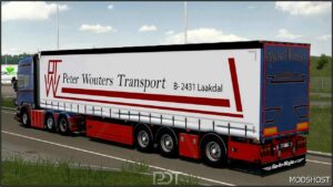 ETS2 Scania Truck Mod: R520 Peter Wouters+Trailer V4.0 1.53 (Image #2)