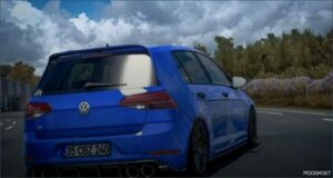 ETS2 Volkswagen Car Mod: Golf R Line 7.5 2018 (Image #2)