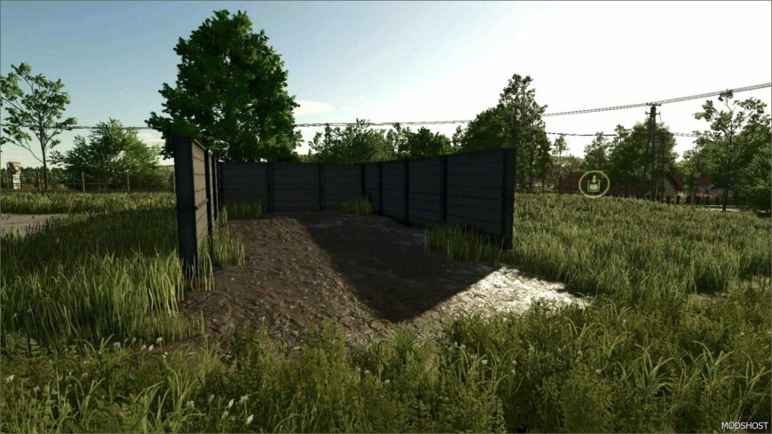 FS25 Building Mod: Manure Heap Small (Featured)