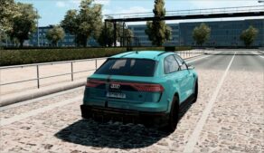 ETS2 Audi Car Mod: 2024 Audi RSQ8 Mansory V1.3 (Image #3)