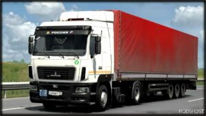 ETS2 MAZ Truck Mod: 5440E9 Prostor V3.2 (Image #4)