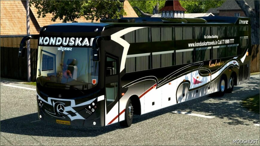 ETS2 Mercedes-Benz Mod: Dreamz Sleeper Bus 1.52 (Featured)