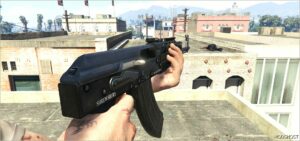 GTA 5 Weapon Mod: Assault Rifle with NO Stock (Featured)