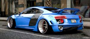 GTA 5 Audi Vehicle Mod: R8 Combat (Image #2)