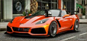 GTA 5 Corvette Vehicle Mod: Chevrolet Corvette ZR1 Street Built (Featured)