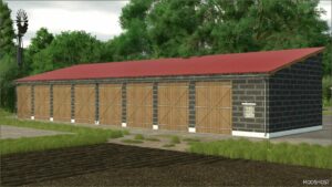 FS25 Shed Mod: 8 Door & 2 Halls Garage (Featured)