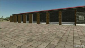 FS25 Shed Mod: 8 Door & 2 Halls Garage (Image #3)