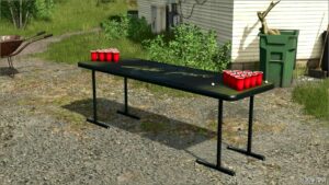 FS25 Decoration Mod: Beer Pong Table (Featured)