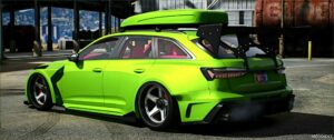 GTA 5 Audi Vehicle Mod: Cworks RS6 (Image #2)