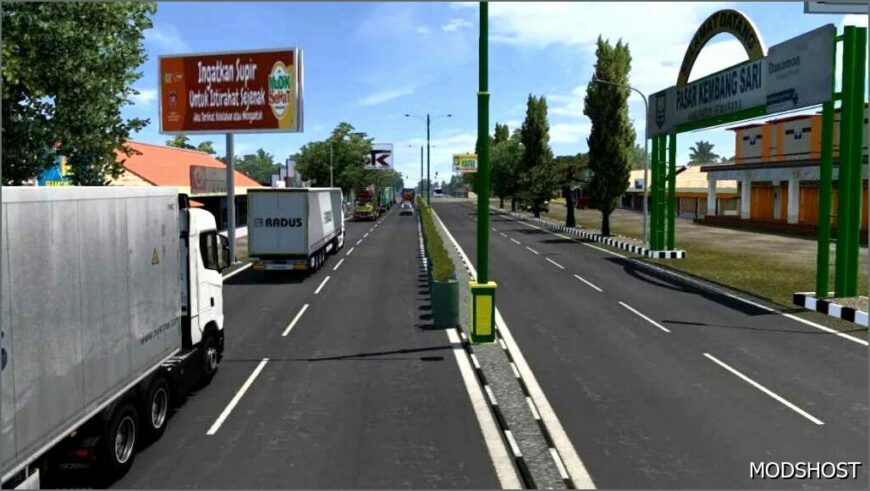 ETS2 Mod: 21 Combined Map Indonesia V7.2 Update 1.53 (Featured)