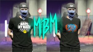 GTA 5 Player Mod: Lore Friendly T-Shirts for MP Male V2.0 (Featured)