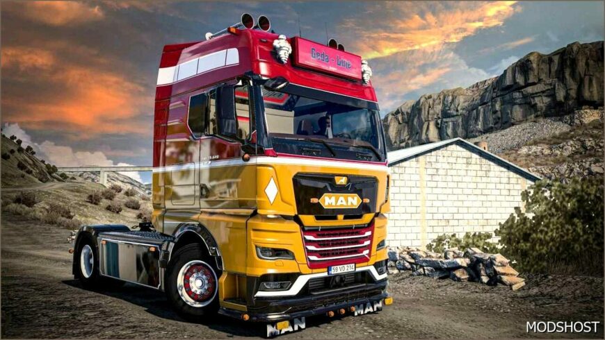 ETS2 MAN Mod: TG3 2020 SCT Desing Truck 1.53 (Featured)