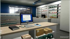 GTA 5 Map Mod: MLO Pharmacy Add-On SP / Fivem V1.1 (Image #2)