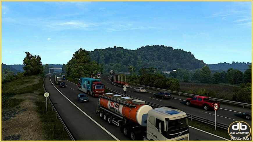 ETS2 Realistic Mod: Traffic Intensity and Behavior 1.53 (Featured)