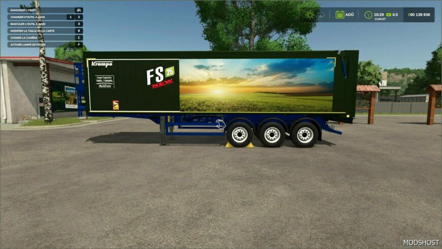 FS25 Trailer Mod: Krampe SKS 30 150 NEW Generation V1.0.0.1 (Featured)