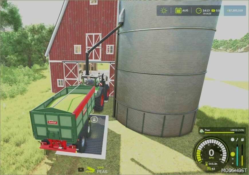 FS25 Building Mod: Farmbarn with Silo V1.0.0.1 (Featured)