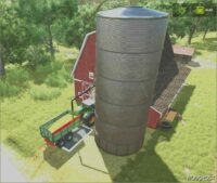 FS25 Building Mod: Farmbarn with Silo V1.0.0.1 (Image #3)