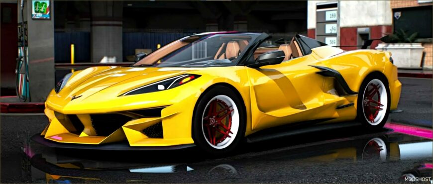 GTA 5 Corvette Vehicle Mod: 2025 Chevy Corvette C8 Z06 Custom (Featured)