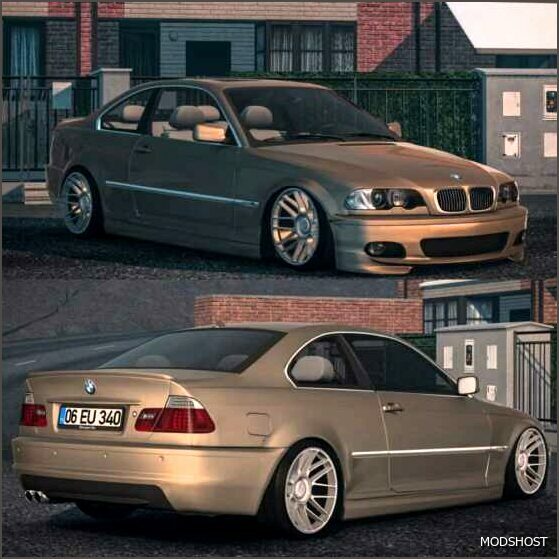 ETS2 BMW Car Mod: 3 Series E46 (Featured)