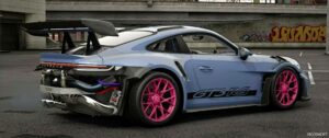 GTA 5 Porsche Vehicle Mod: 992 GT3 RS Quad Turbo (Image #2)