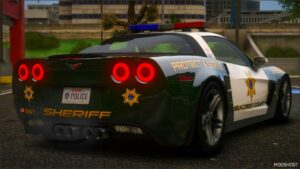 GTA 5 Chevrolet Vehicle Mod: Nfshp: 2006 Chevrolet Corvette Z06 Scpd Add-On | NON ELS | Sounds | Template (Image #2)