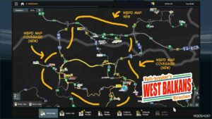 ETS2 Realistic Mod: West Balkans Path-Breaker’s Direction (Wbpd) Map V3.0 (Image #2)