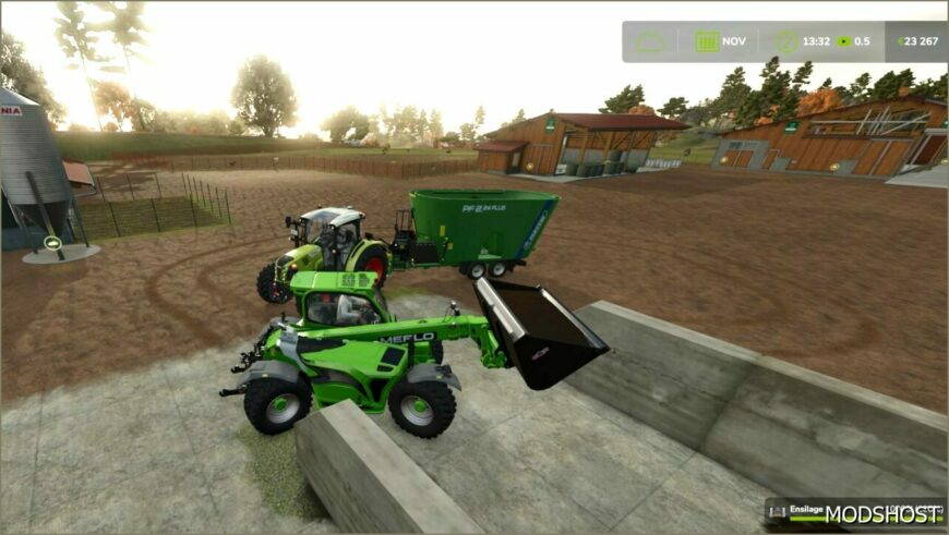 FS25 Mod: Telehandler Bucket (10 000L) (Featured)