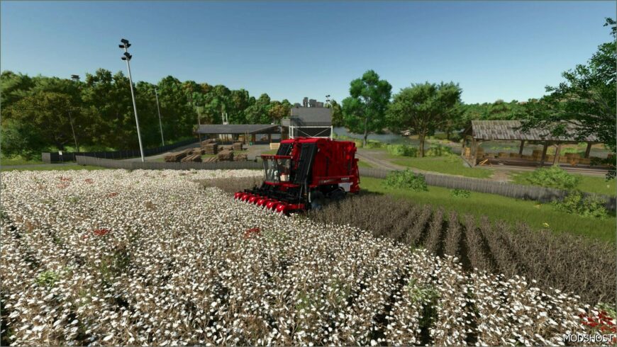 FS25 Case IH Harvester Mod: Module Express 635 (Large Area Work) (Featured)