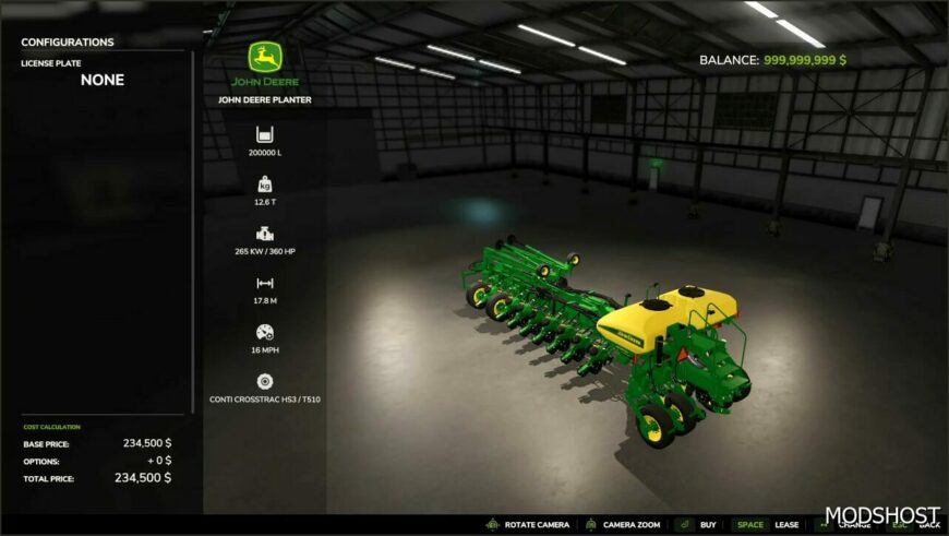 FS25 John Deere Mod: Planter (Featured)