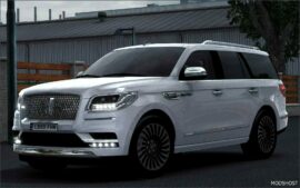 ETS2 Realistic Car Mod: Lincoln Navigator 2020 V1.2 (Image #4)