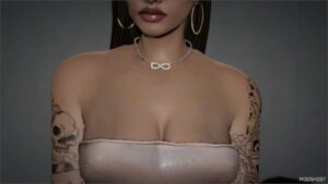 GTA 5 Player Mod: Forever Necklace for MP Female (Image #3)