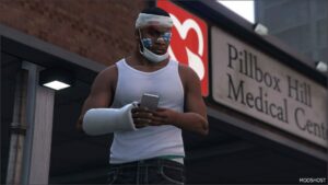 GTA 5 Player Mod: Franklin | Hospitalized (Image #2)