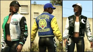 GTA 5 Player Mod: Champion Varsity Pack for MP Females (Image #4)