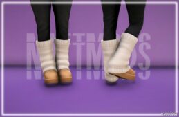 GTA 5 Player Mod: Cozy Winter Boots for MP Female (Featured)