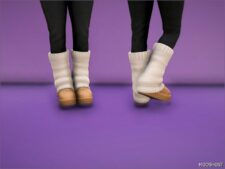 GTA 5 Player Mod: Cozy Winter Boots for MP Female (Image #3)