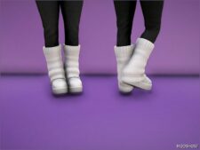 GTA 5 Player Mod: Cozy Winter Boots for MP Female (Image #4)