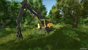 FS25 Volvo Excavator Mod: Ec250Dl with Colisions (Image #4)