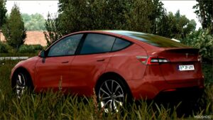 ETS2 Tesla Car Mod: Model-Y 2022 V1.4 (Image #2)