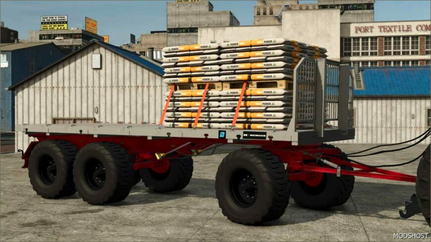 FS25 Trailer Mod: Kroeger HKD 402 Flatbed Autoload (Featured)