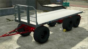 FS25 Trailer Mod: Kroeger HKD 402 Flatbed Autoload (Image #2)