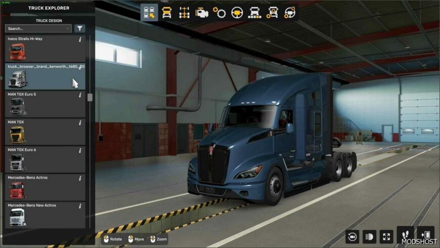 ETS2 Kenworth Truck Mod: T680 2022 1.53 (Featured)