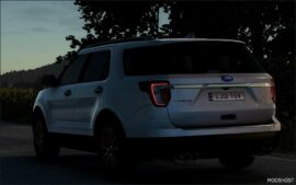 ETS2 Ford Car Mod: Explorer Platinum 2019 V1.6 1.53 (Image #3)